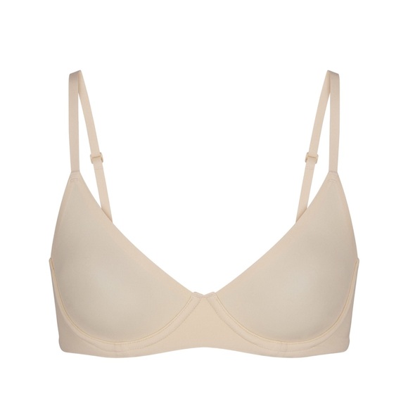 Skims Fits Everybody Unlined Demo Bra 44c in Sand - Picture 3 of 6